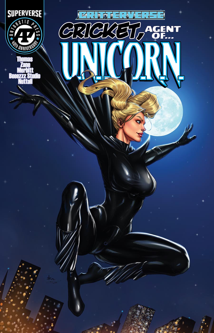 Critterverse Presents Cricket Agent Of Unicorn #1 Cover B Variant Izoneto Ademar & Sanju Nivangune Cover