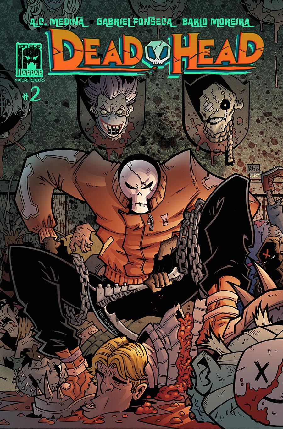 Dead Head #2 Cover B Variant Ryan G Browne Cover