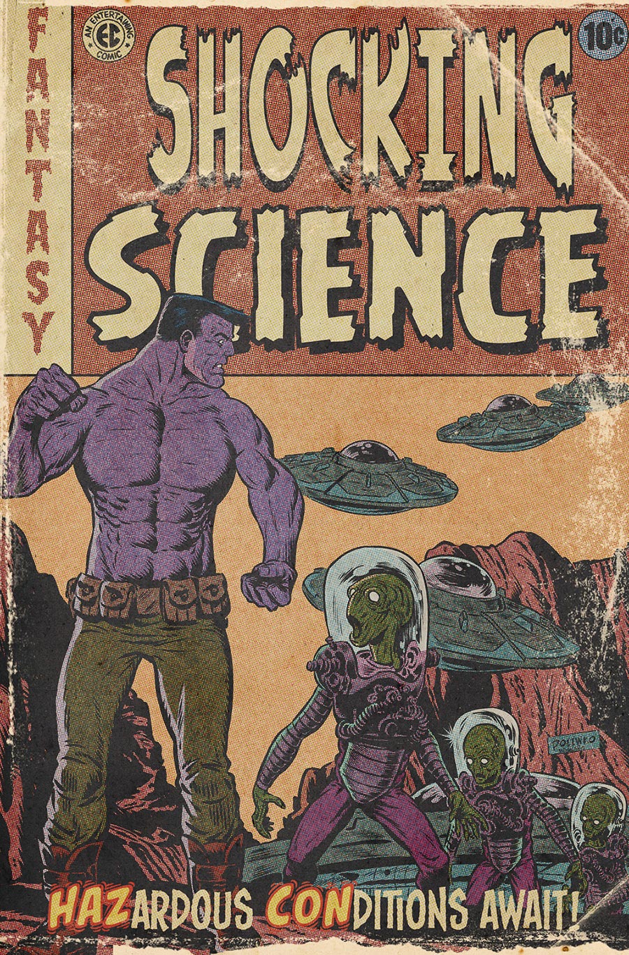 Hazcon #2 Cover B Limited Edition Nik Poliwko & Kenney Mesnard EC Monster Homage Variant Cover