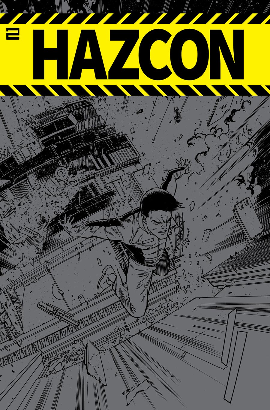 Hazcon #2 Cover D Limited Edition Donny Hadiwidjaja & Xiong Ka UV Embossed Black On Black Variant Cover