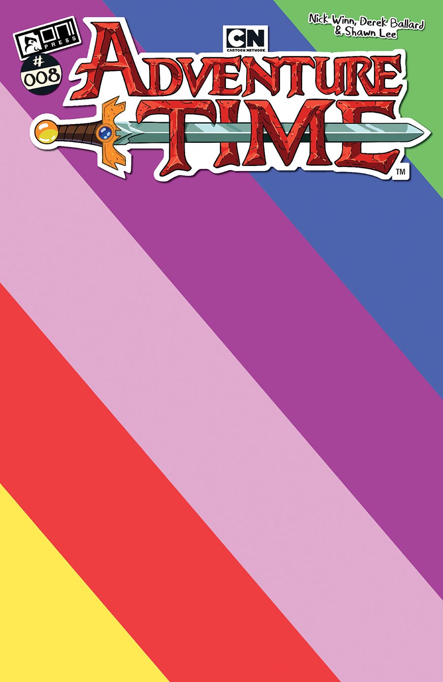 Adventure Time Vol 2 #8 Cover C Variant Lady Rainicorn Rainbow Blank Cover