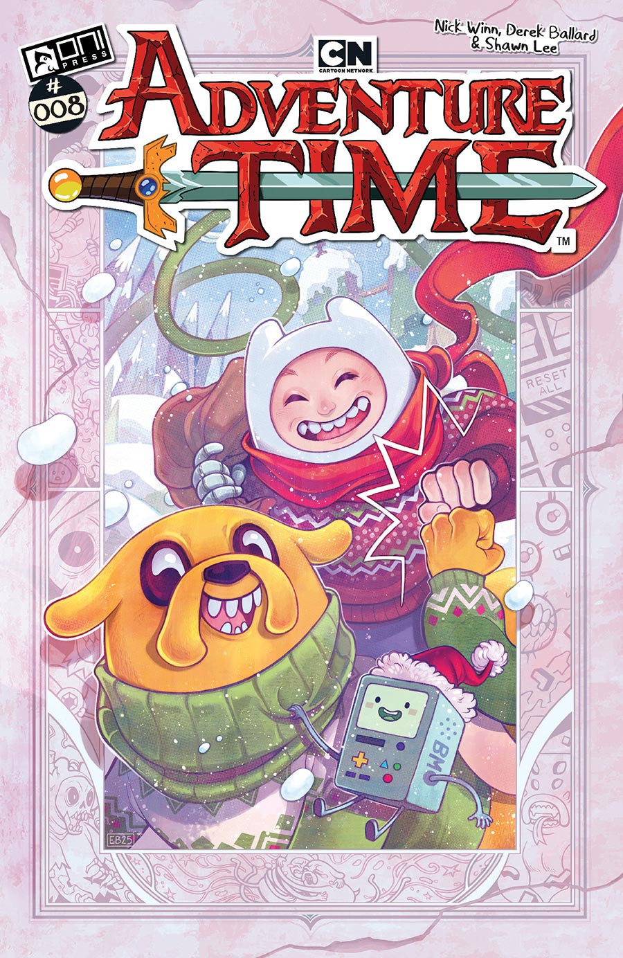 Adventure Time Vol 2 #8 Cover D Incentive Elizabeth Beals Triptych Variant Cover