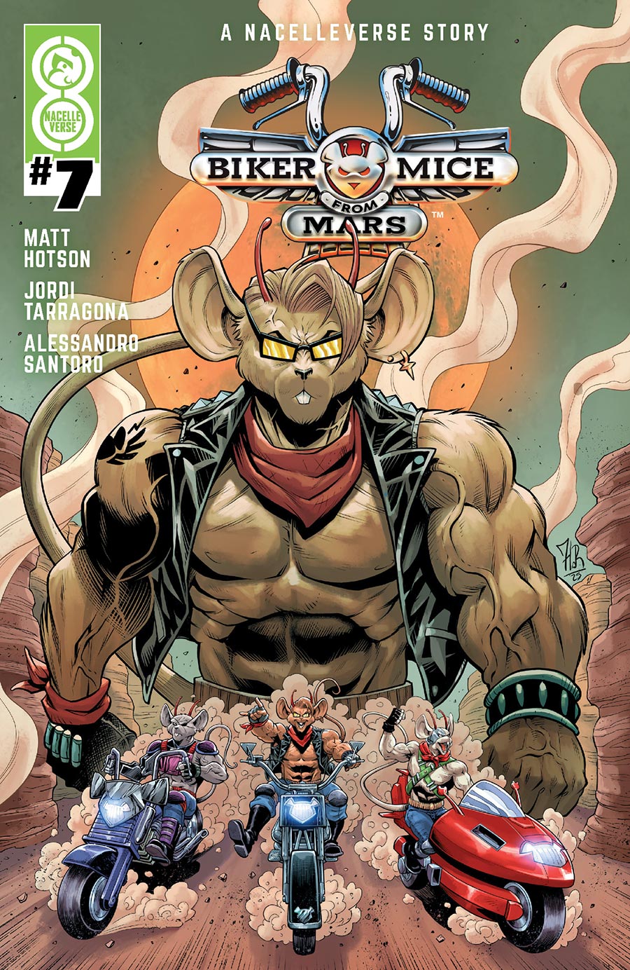 Biker Mice From Mars Vol 3 #7 Cover C Incentive Jordi Tarragona Variant Cover