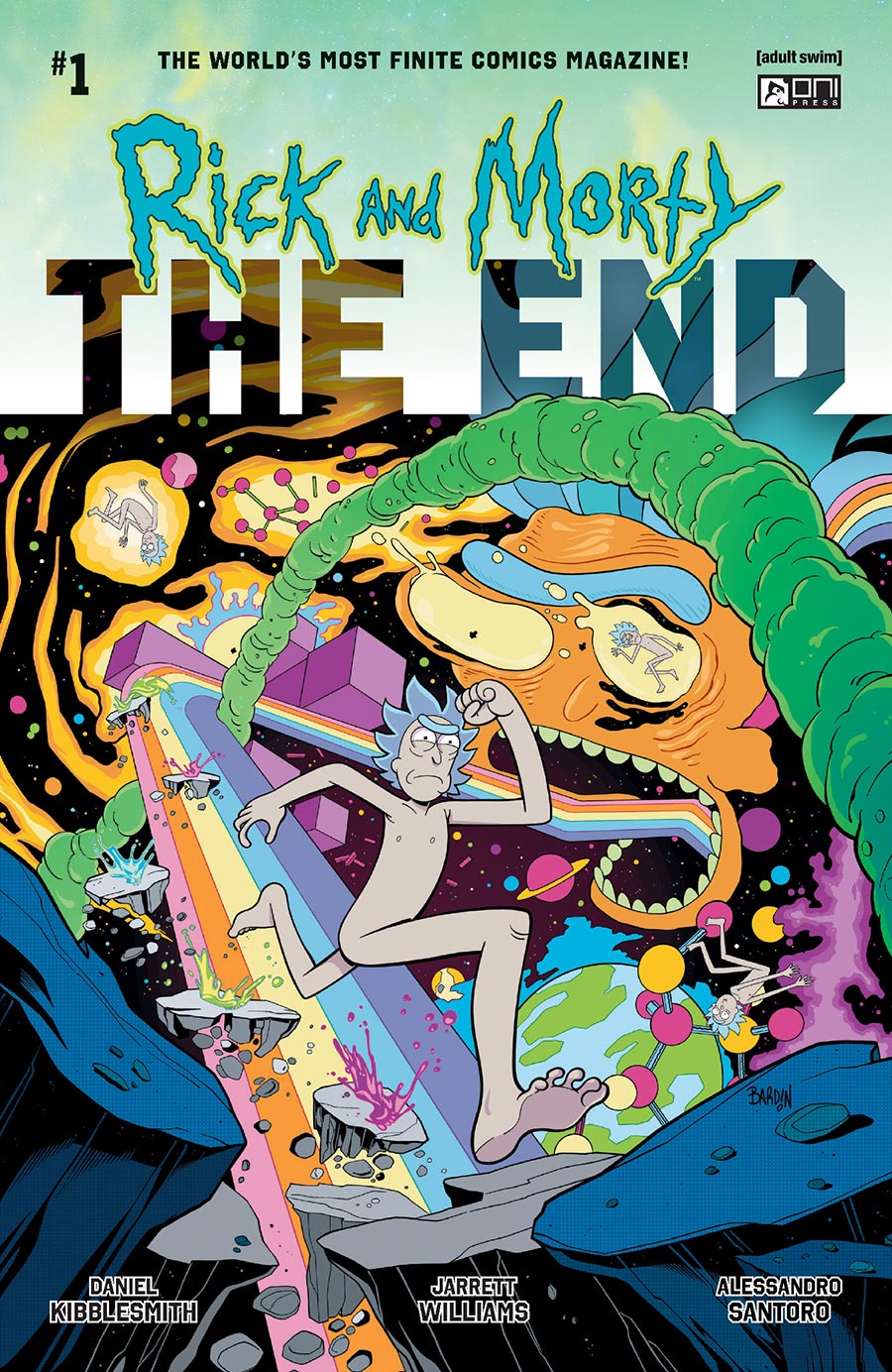 Rick And Morty The End #1 Cover A Regular Dave Bardin Cover