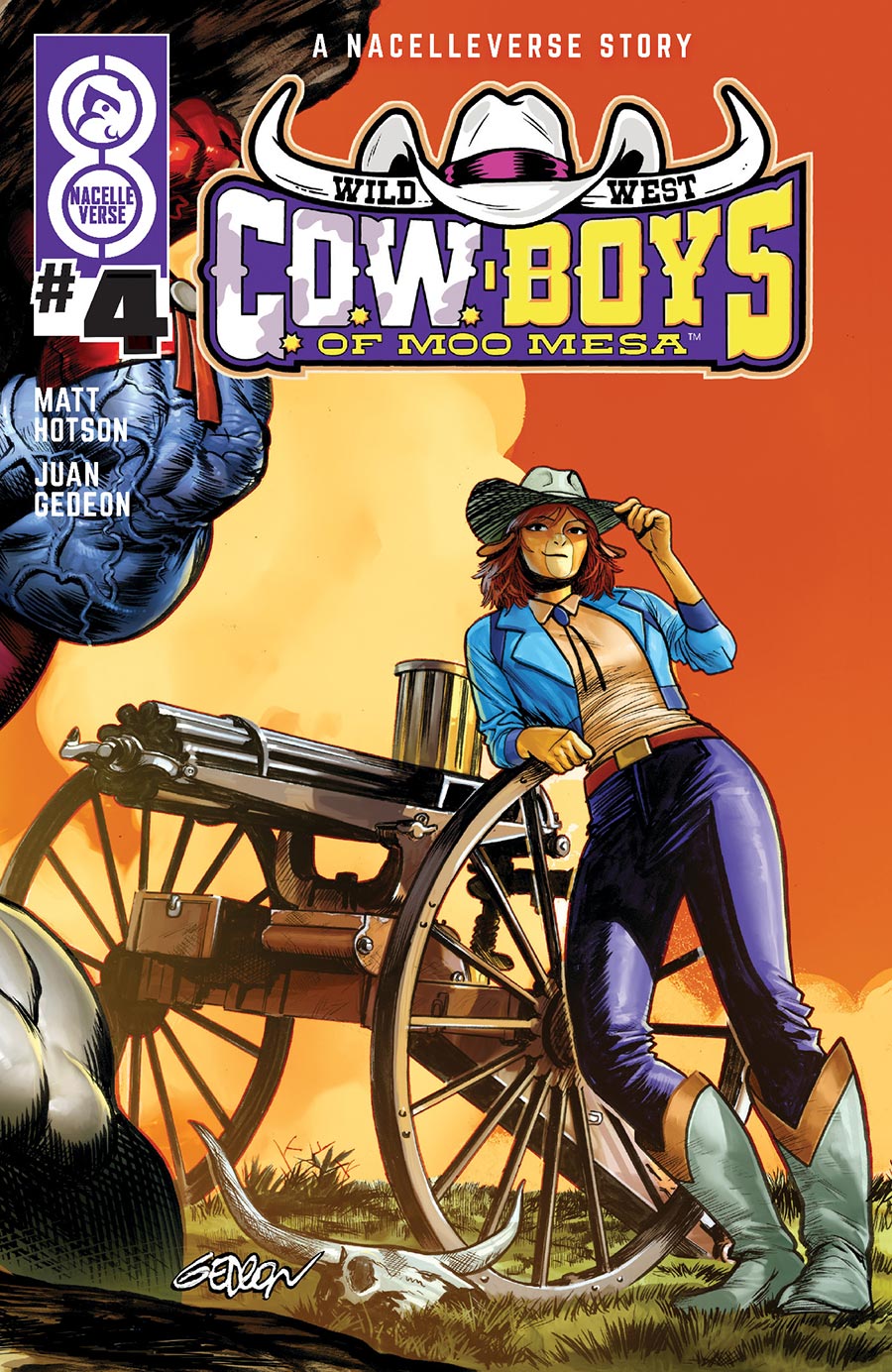 Wild West C.O.W.-Boys Of Moo Mesa Vol 3 #4 Cover A Regular Juan Gedeon Cover