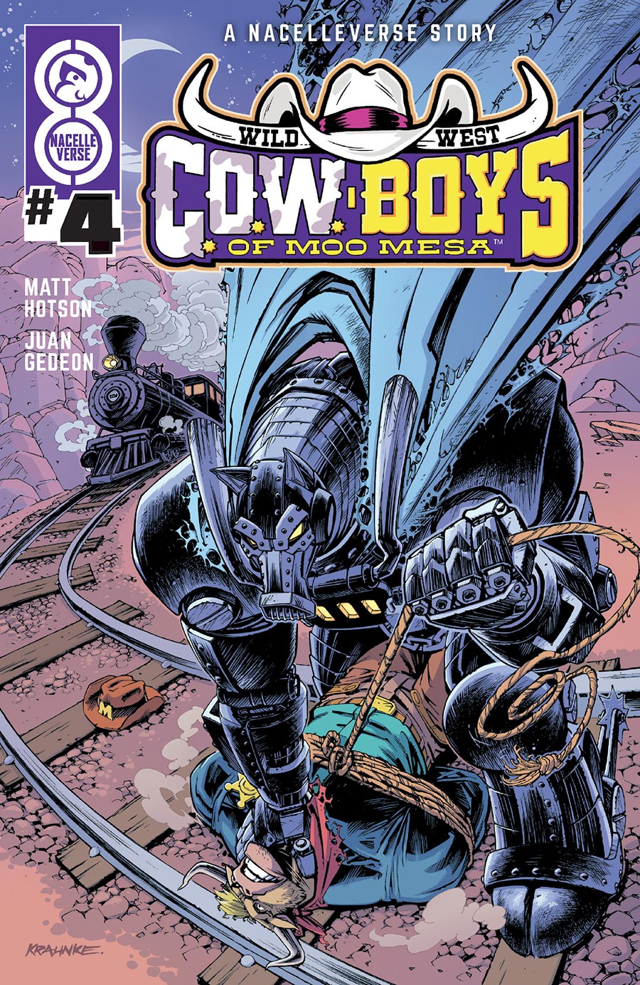 Wild West C.O.W.-Boys Of Moo Mesa Vol 3 #4 Cover B Variant Andrew Krahnke Cover
