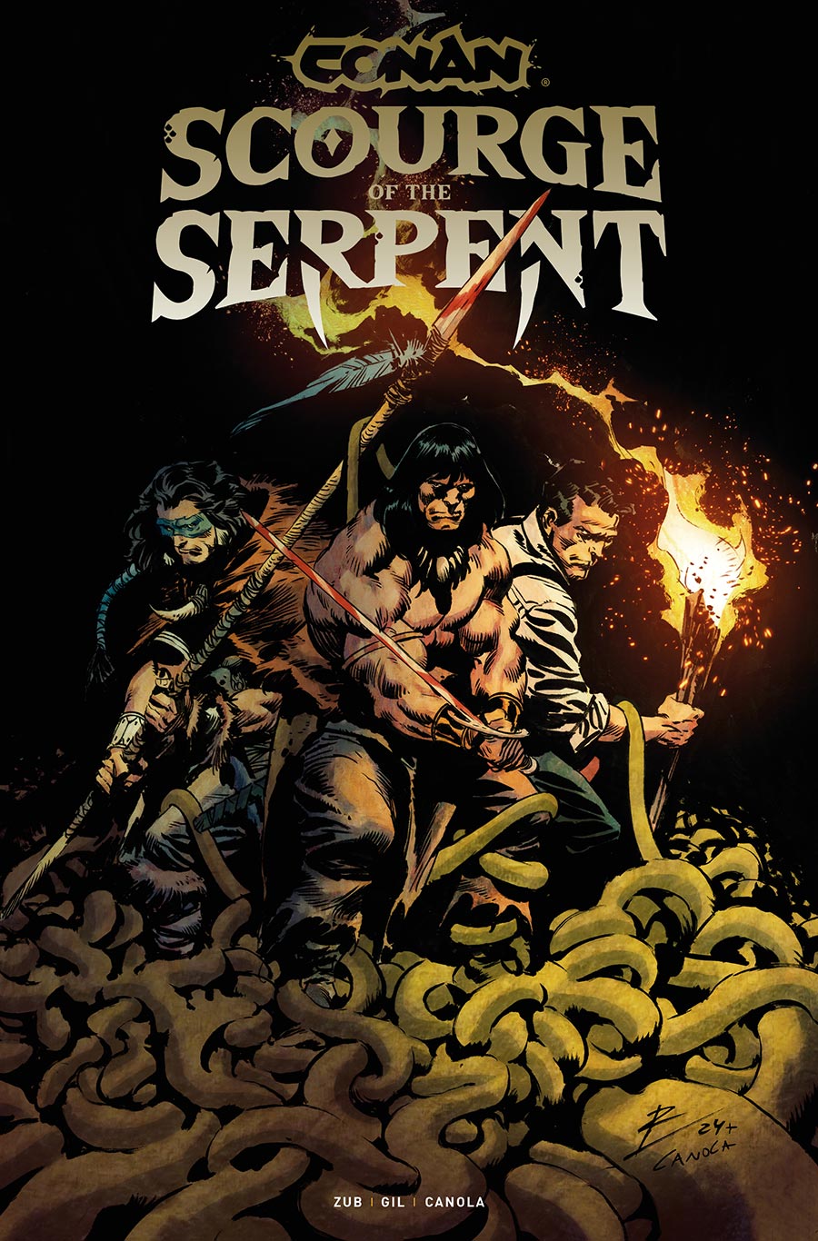 Conan The Barbarian Scourge Of The Serpent #4 Cover A Regular Roberto De La Torre Cover