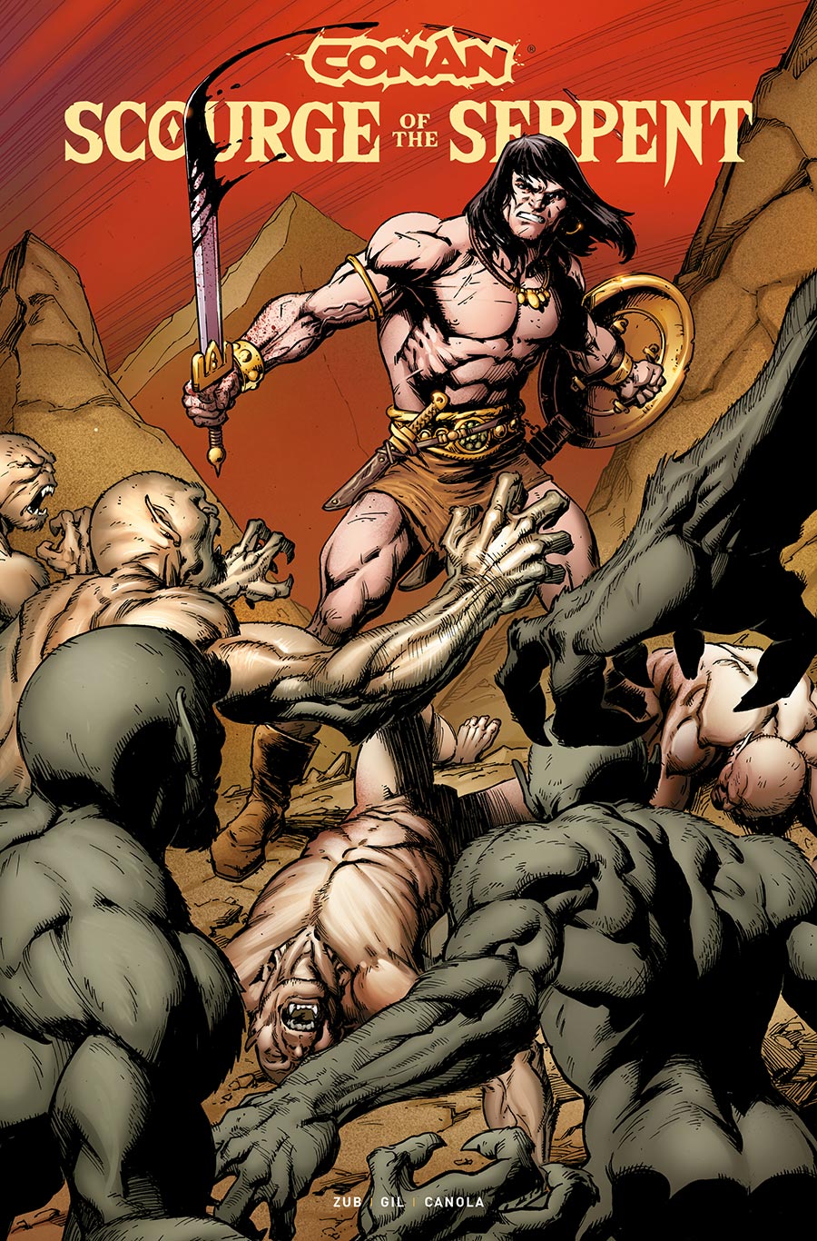 Conan The Barbarian Scourge Of The Serpent #4 Cover C Variant Mark Bagley Cover