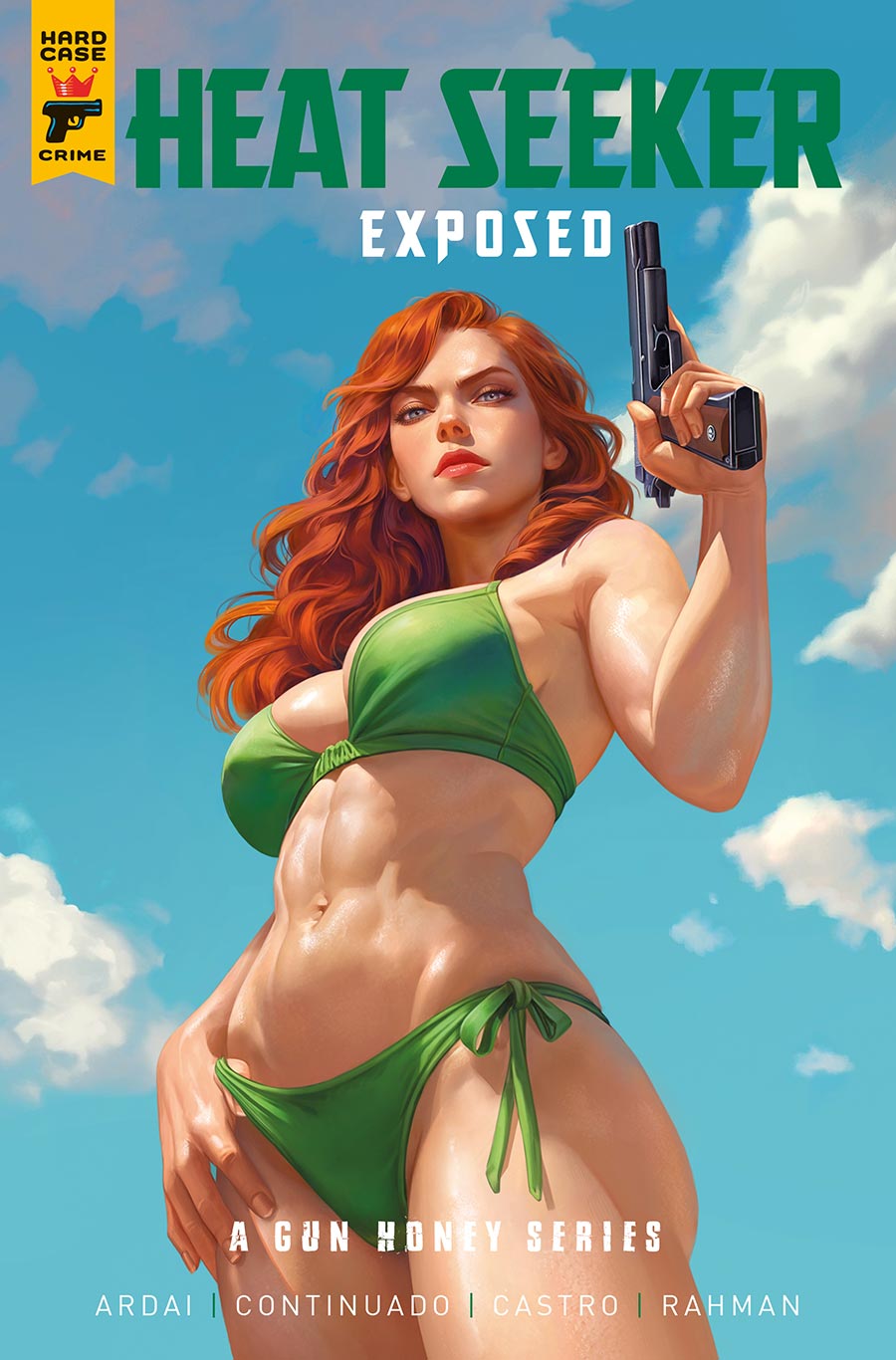 Hard Case Crime Heat Seeker Exposed A Gun Honey Series #4 Cover B Variant Yasmine Cover