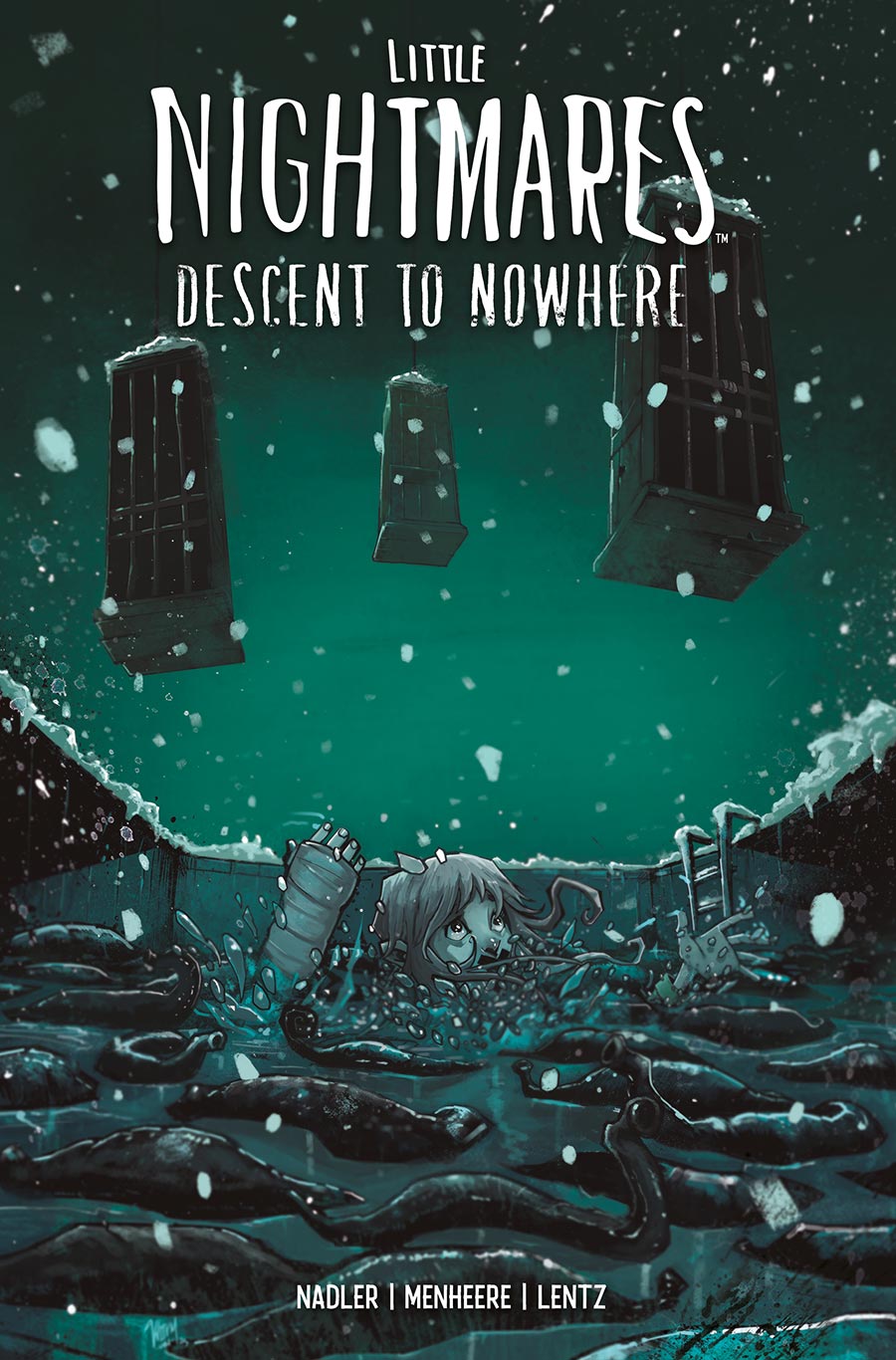 Little Nightmares Descent To Nowhere #3 Cover B Variant Damien Worm Cover