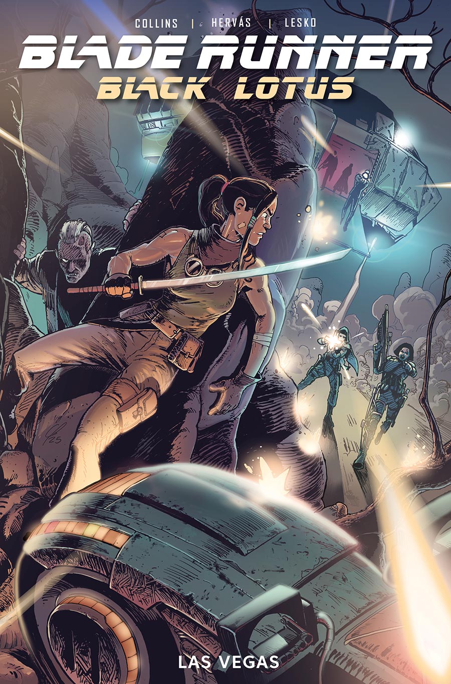 Blade Runner Black Lotus Las Vegas #4 Cover B Variant Clark Bint Cover