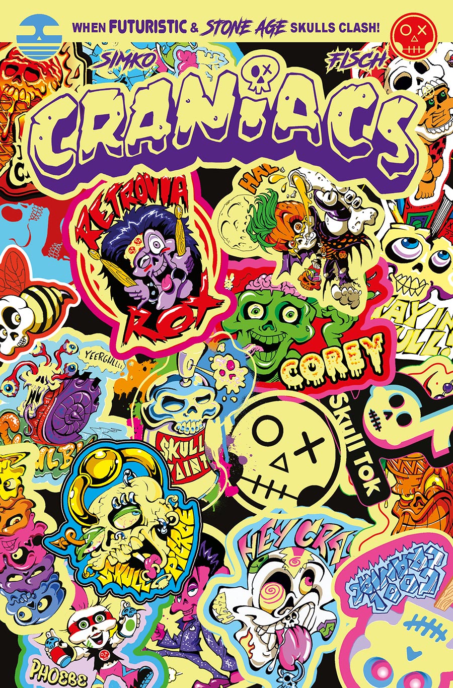 Craniacs #3 Cover C Variant Joe Simko Collage Cover