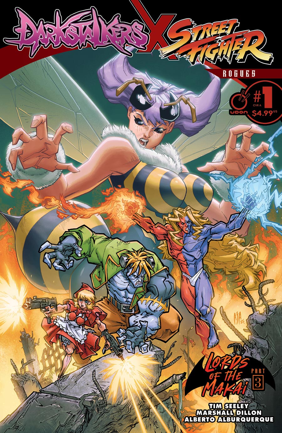 Darkstalkers X Street Fighter Rogues #1 (One Shot) Cover A Regular Alberto Alburquerque Cover