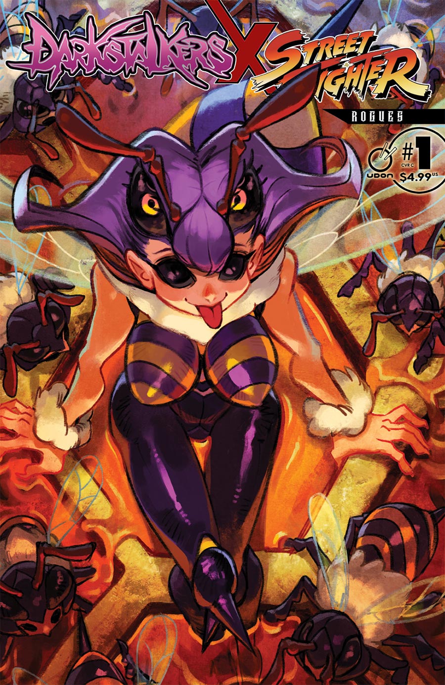 Darkstalkers x Street Fighter Rogues #1 (One Shot) Cover C Incentive Alex Ahad Variant Cover (Lords Of The Makai Part 3)
