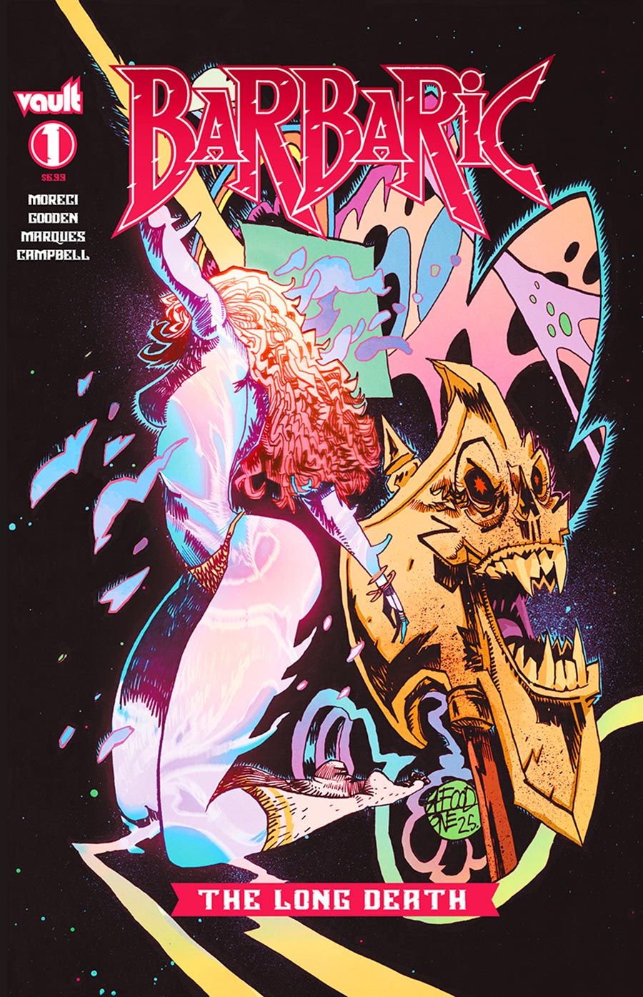 Barbaric The Long Death #1 Cover C Incentive Jim Mahfood Variant Cover