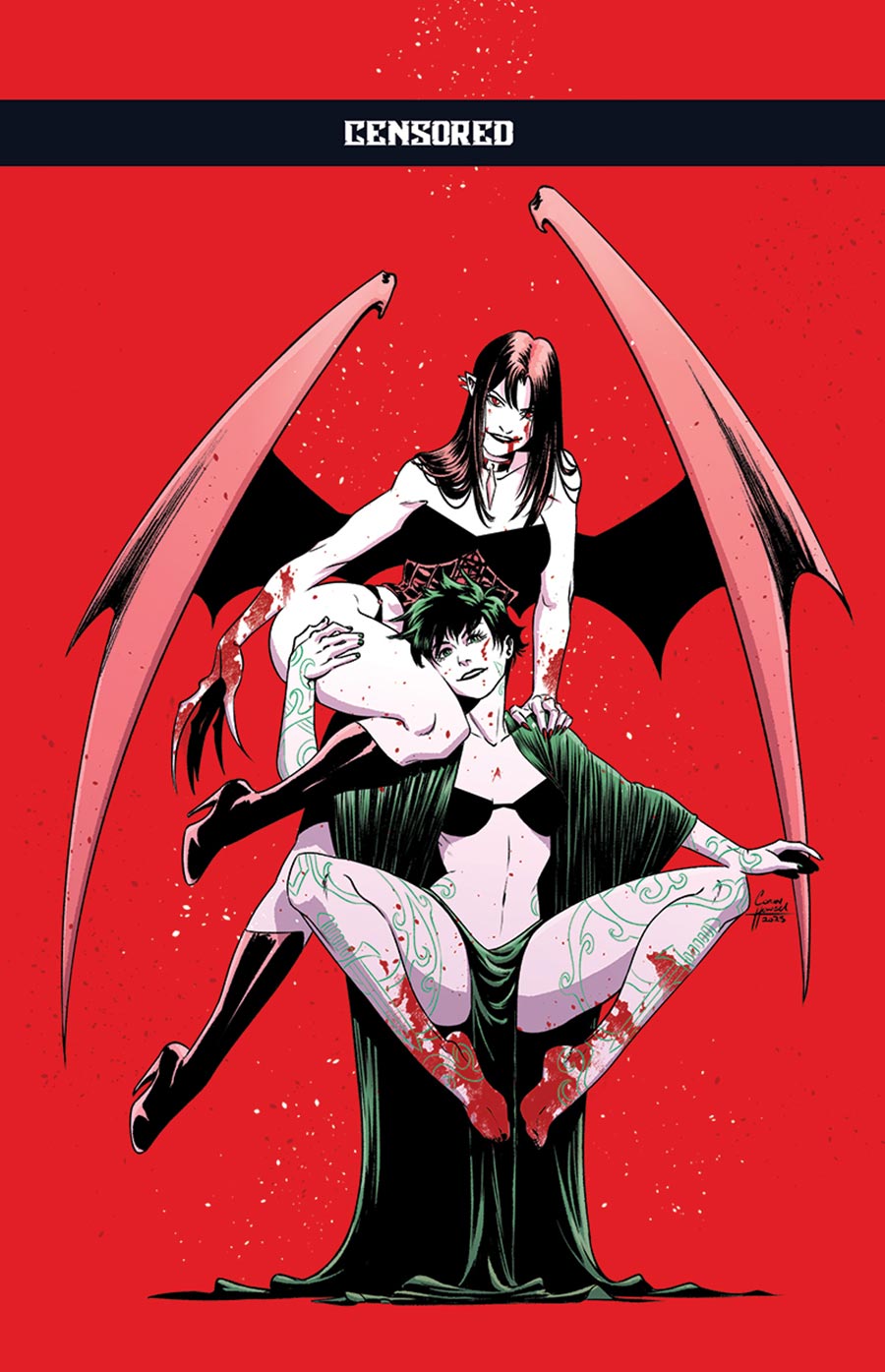 Barbaric The Long Death #1 Cover E Variant Corin Howell Lilith Crossover Black Bag Cover With Polybag