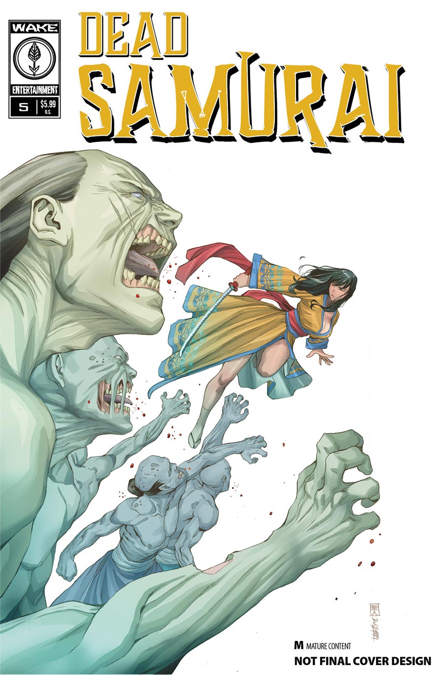 Dead Samurai #5 Cover B Variant Will Santos Cover