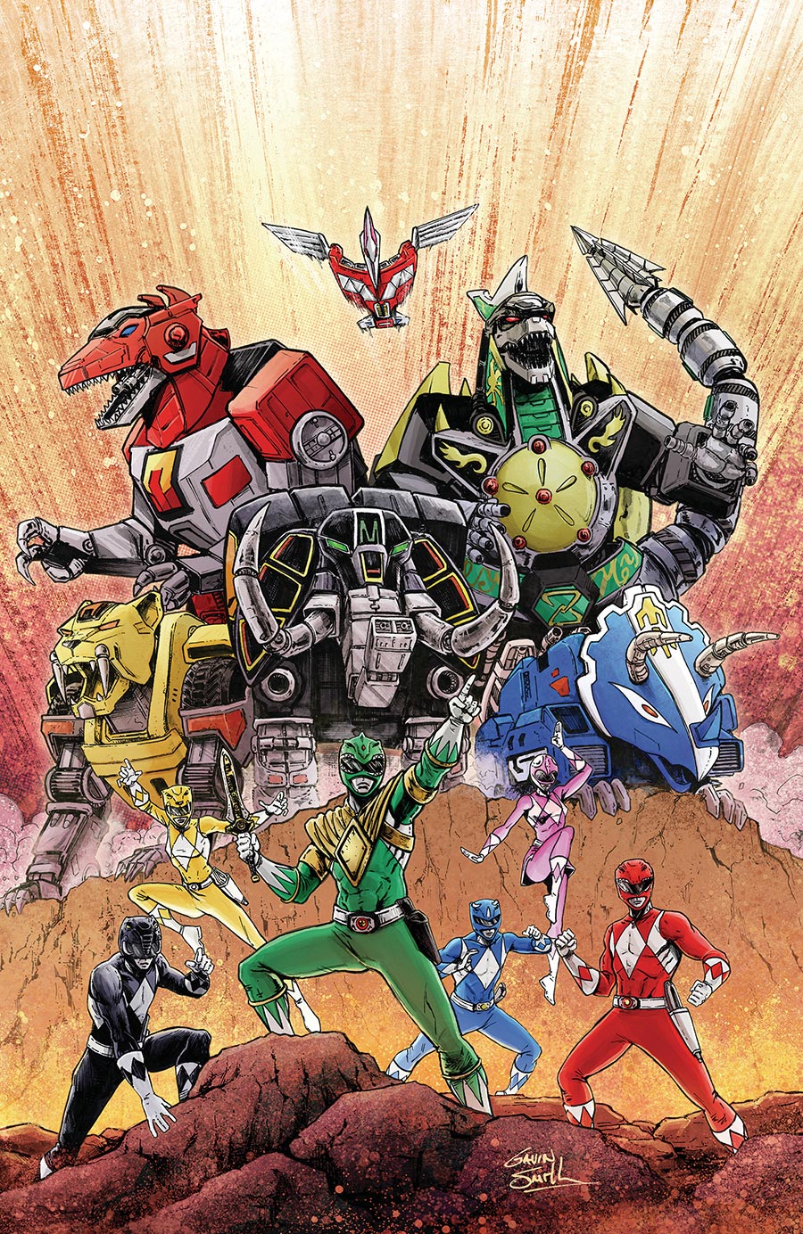 Mighty Morphin Power Rangers Zord Quest #1 (One Shot) Cover A Regular Gavin Smith Cover