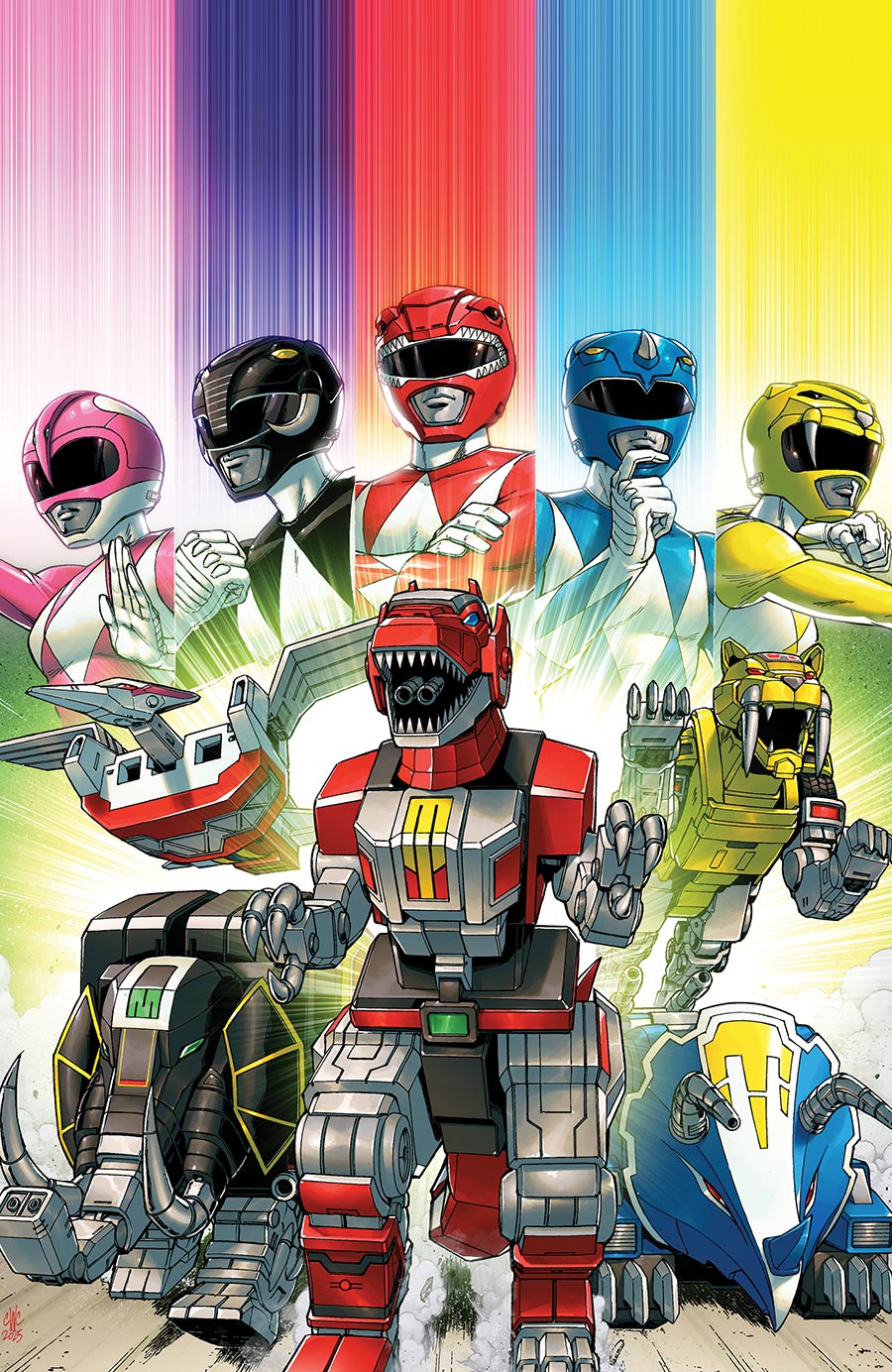Mighty Morphin Power Rangers Zord Quest #1 (One Shot) Cover B Variant Casey W Coller Cover