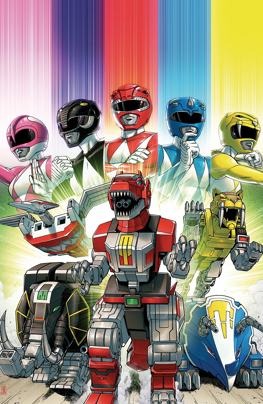 Mighty Morphin Power Rangers Zord Quest #1 (One Shot) Cover F Variant Casey W Coller Unlimited Virgin Cover