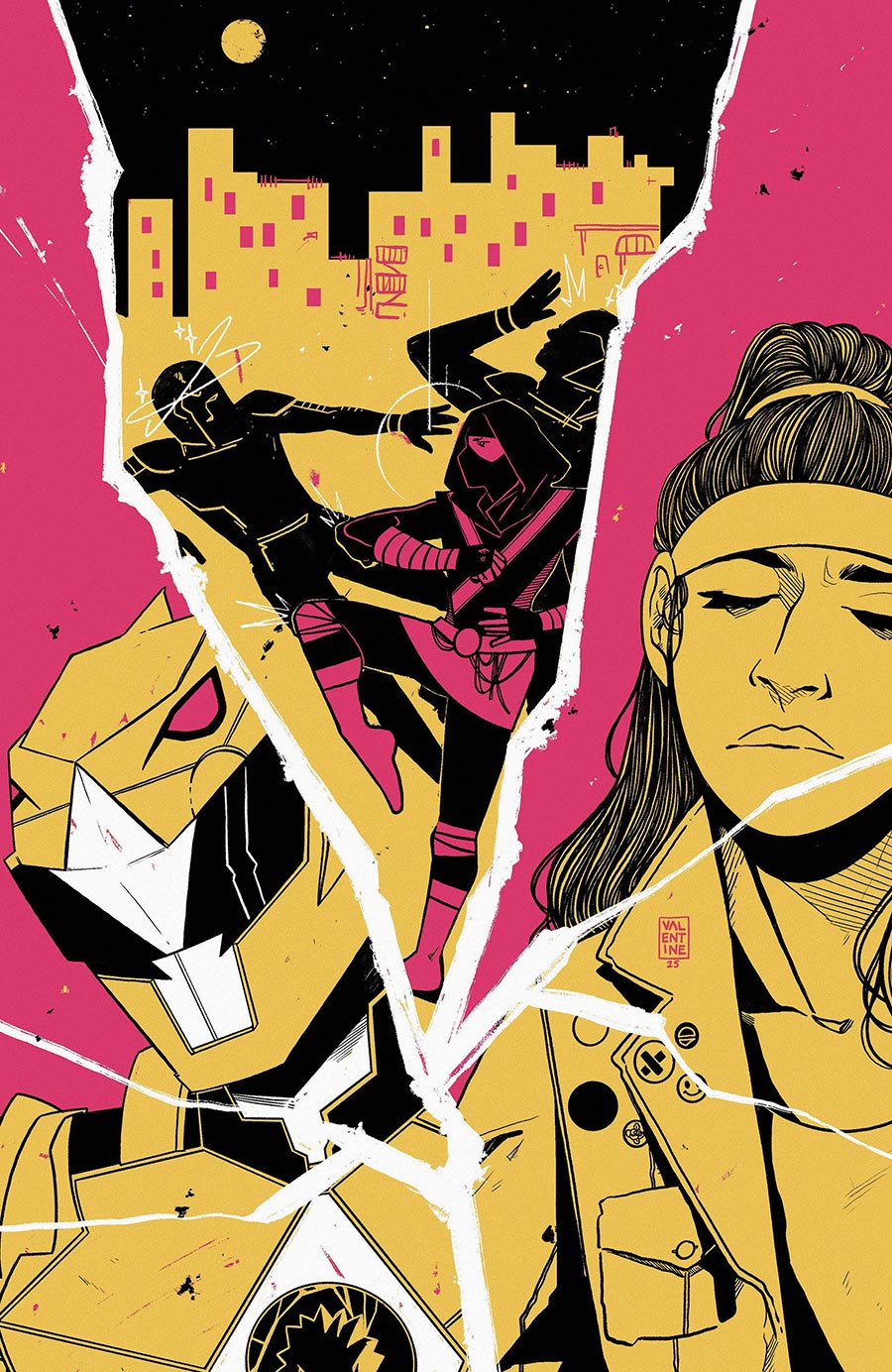 Power Rangers Prime #13 Cover E Incentive Valentine Smith Virgin Variant Cover