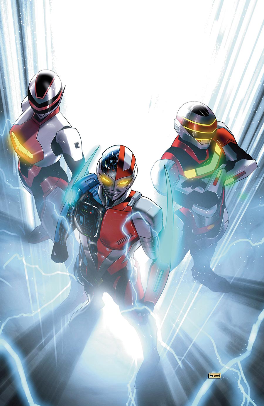 VR Troopers #5 Cover C Incentive Taurin Clarke Virgin Cover