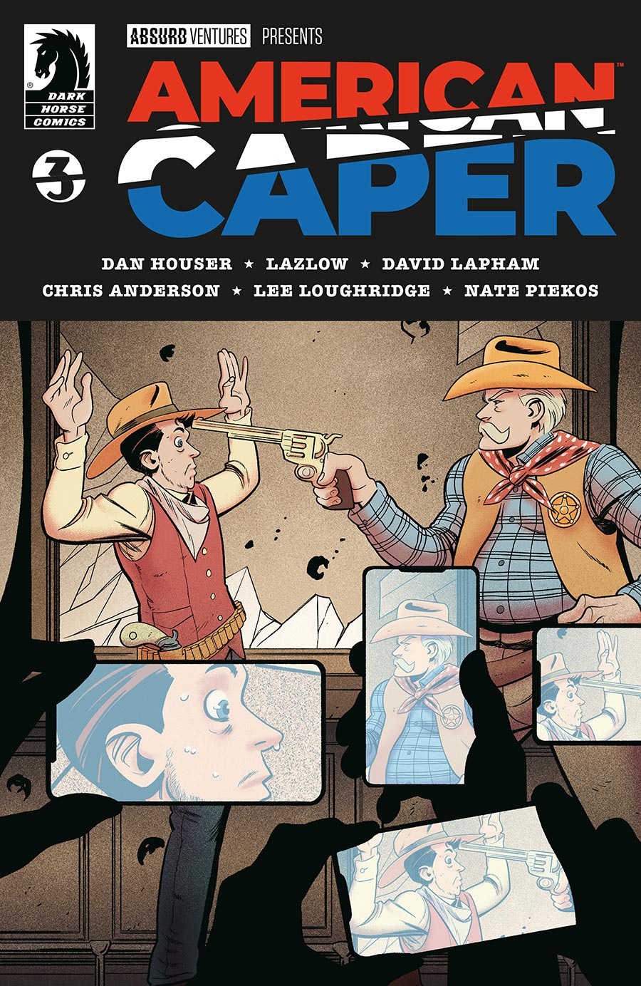 American Caper #3 Cover A Regular Tyler Boss Cover