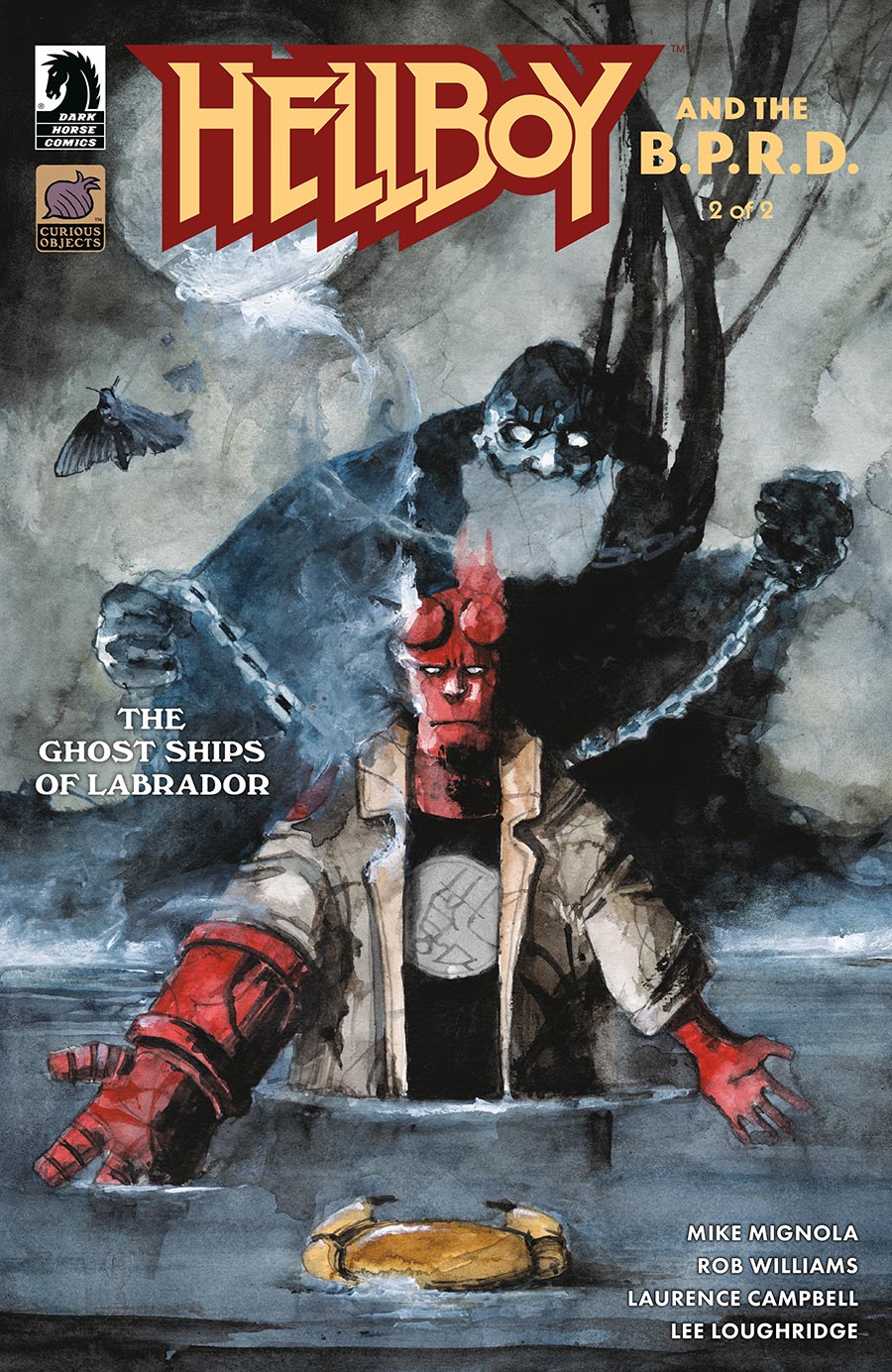 Hellboy And The BPRD The Ghost Ships Of Labrador #2 Cover B Variant Daniele Serra Cover