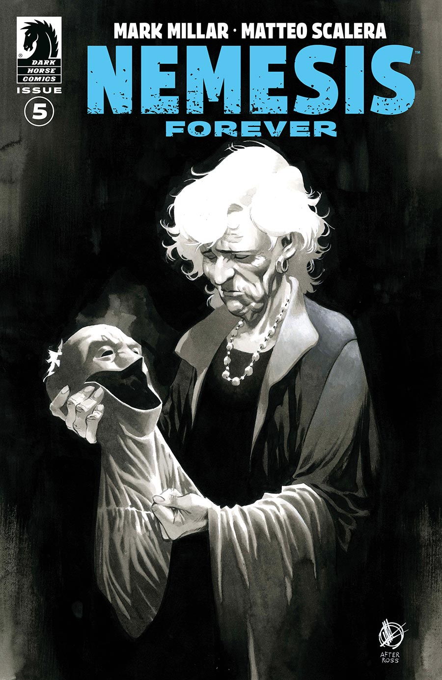 Nemesis Forever #5 Cover B Variant Matteo Scalera Black & White Cover
