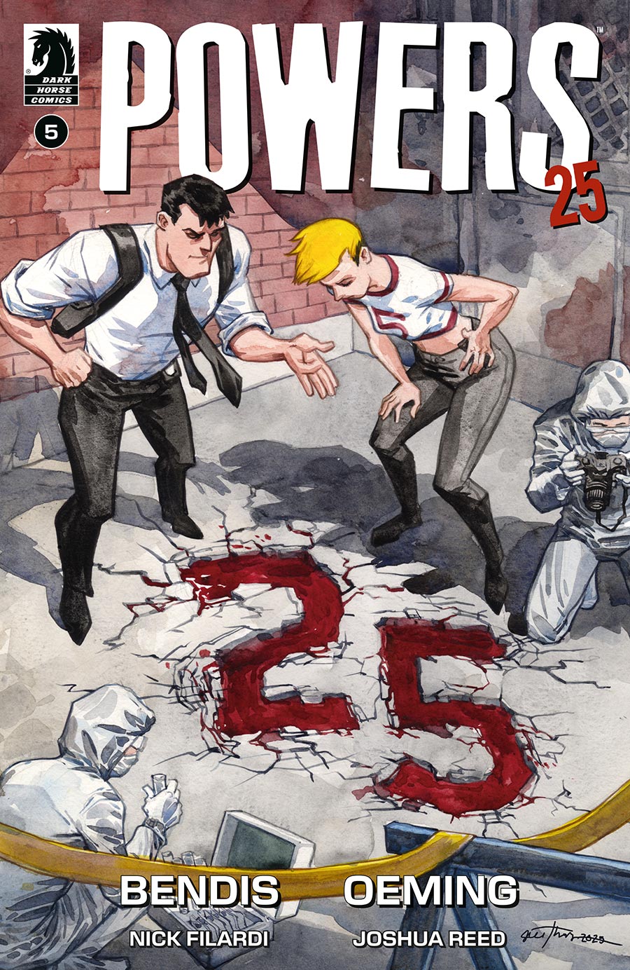 Powers 25 #5 Cover B Variant Jill Thompson Cover