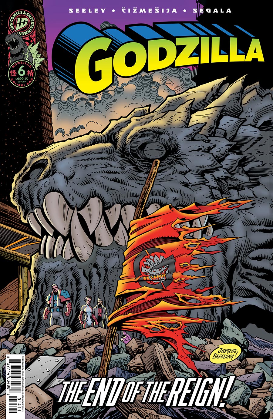 Godzilla (Kai-Sei Era) #6 Cover D Variant Dan Jurgens The Death Of Superman Homage Cover