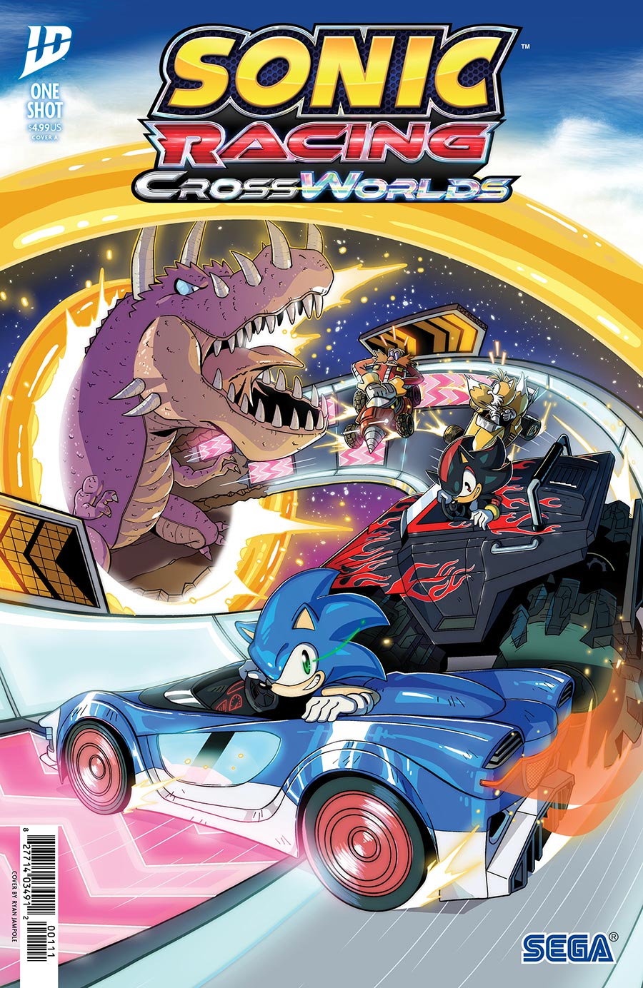 Sonic The Hedgehog Sonic Racing CrossWorlds #1 (One Shot) Cover A Regular Ryan Jampole Cover