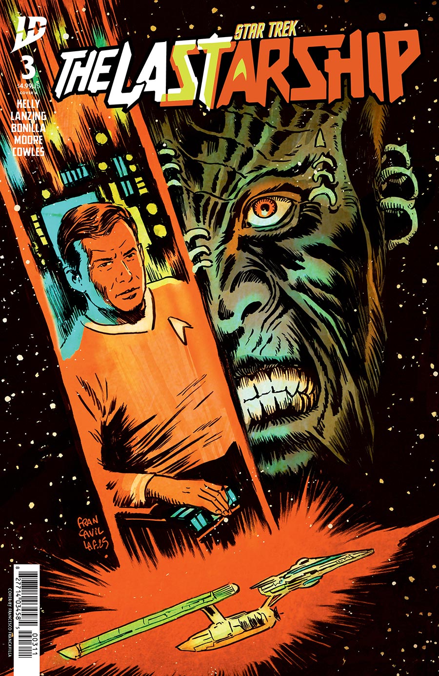 Star Trek The Last Starship #3 Cover A Regular Francesco Francavilla Cover