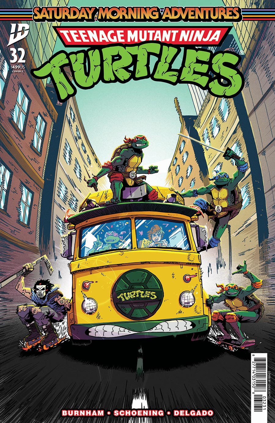 Teenage Mutant Ninja Turtles Saturday Morning Adventures Continued #32 Cover C Variant Louie Joyce Cover