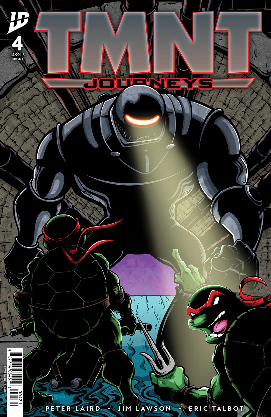 Teenage Mutant Ninja Turtles Journeys #4 Cover B Variant Dan Berger Cover