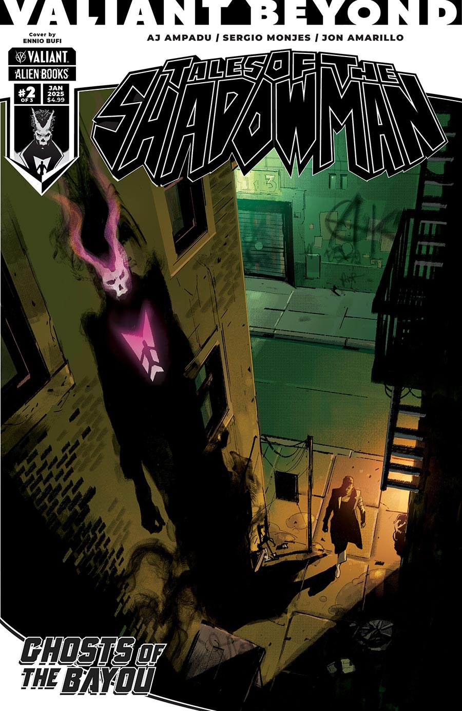 Valiant Beyond Tales Of The Shadowman #5 Ghosts Of The Bayou Part 2 Cover B Variant Ennio Bufi Cover