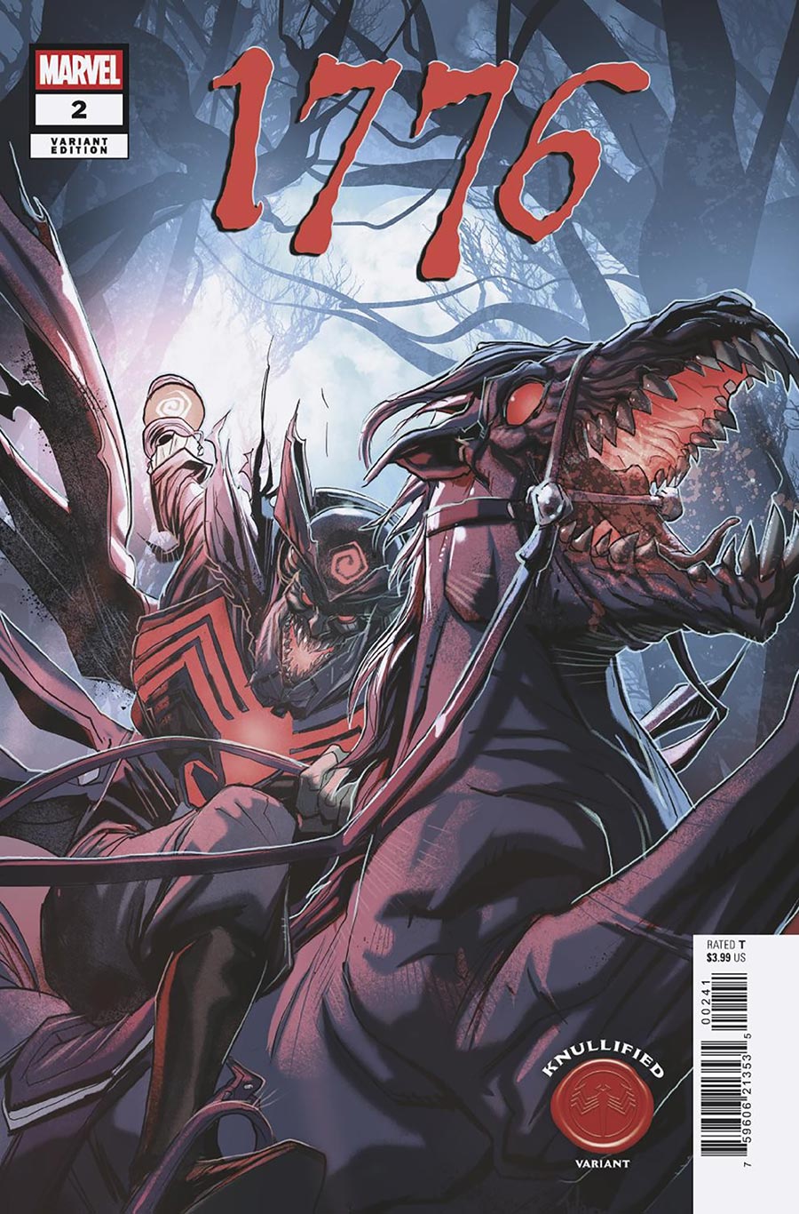 1776 #2 Cover C Variant Pete Woods Knullified Cover