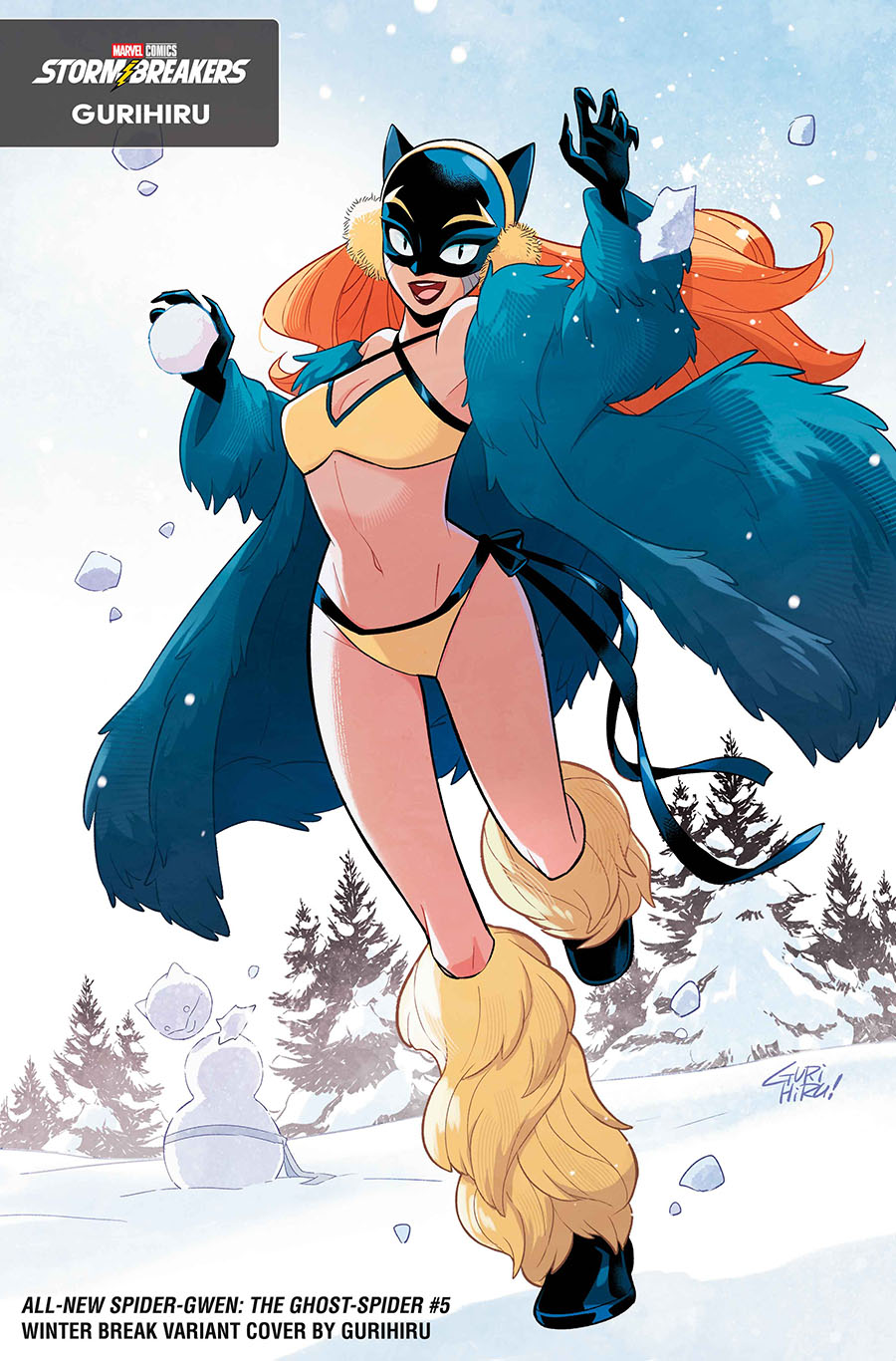 All-New Spider-Gwen Ghost-Spider #5 Cover B Variant Gurihiru Winter Break Cover