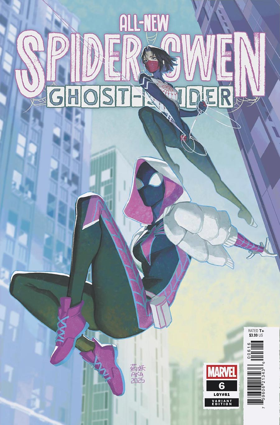 All-New Spider-Gwen Ghost-Spider #6 Cover C Incentive AKA Variant Cover