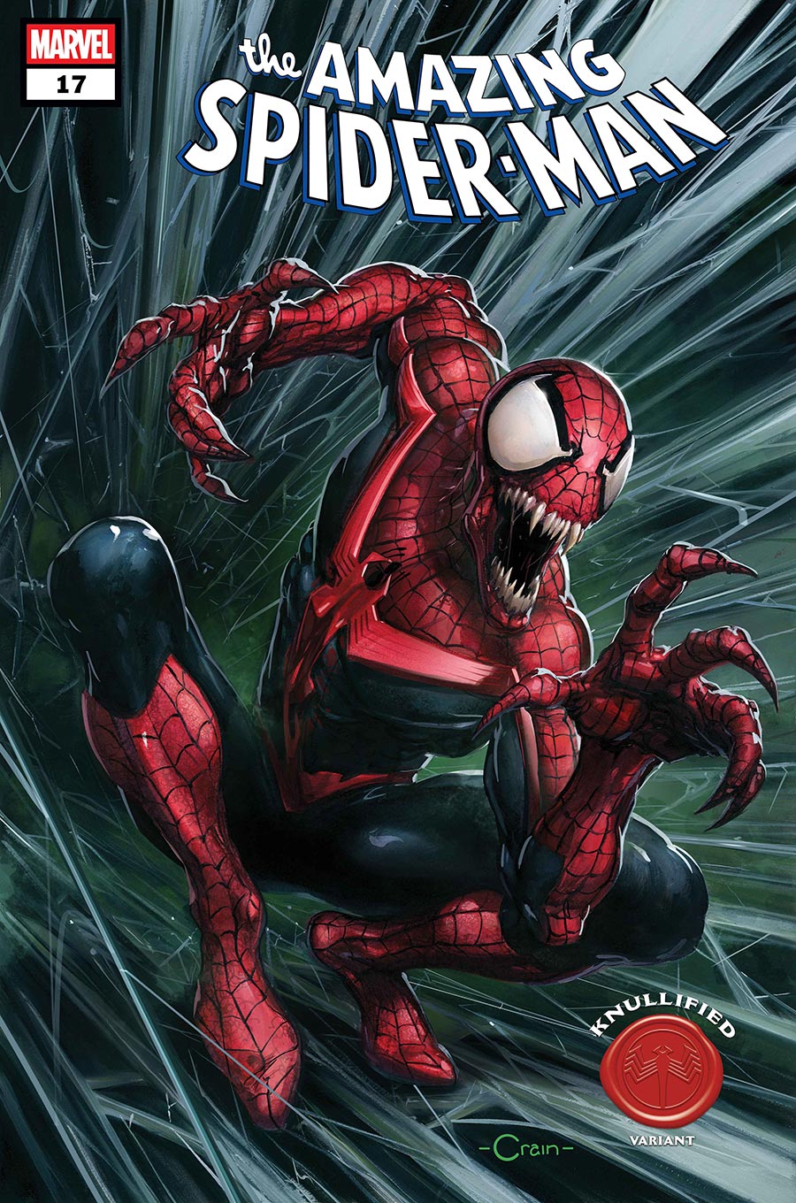 Amazing Spider-Man Vol 7 #17 Cover C Variant Clayton Crain Knullified Cover (#983)