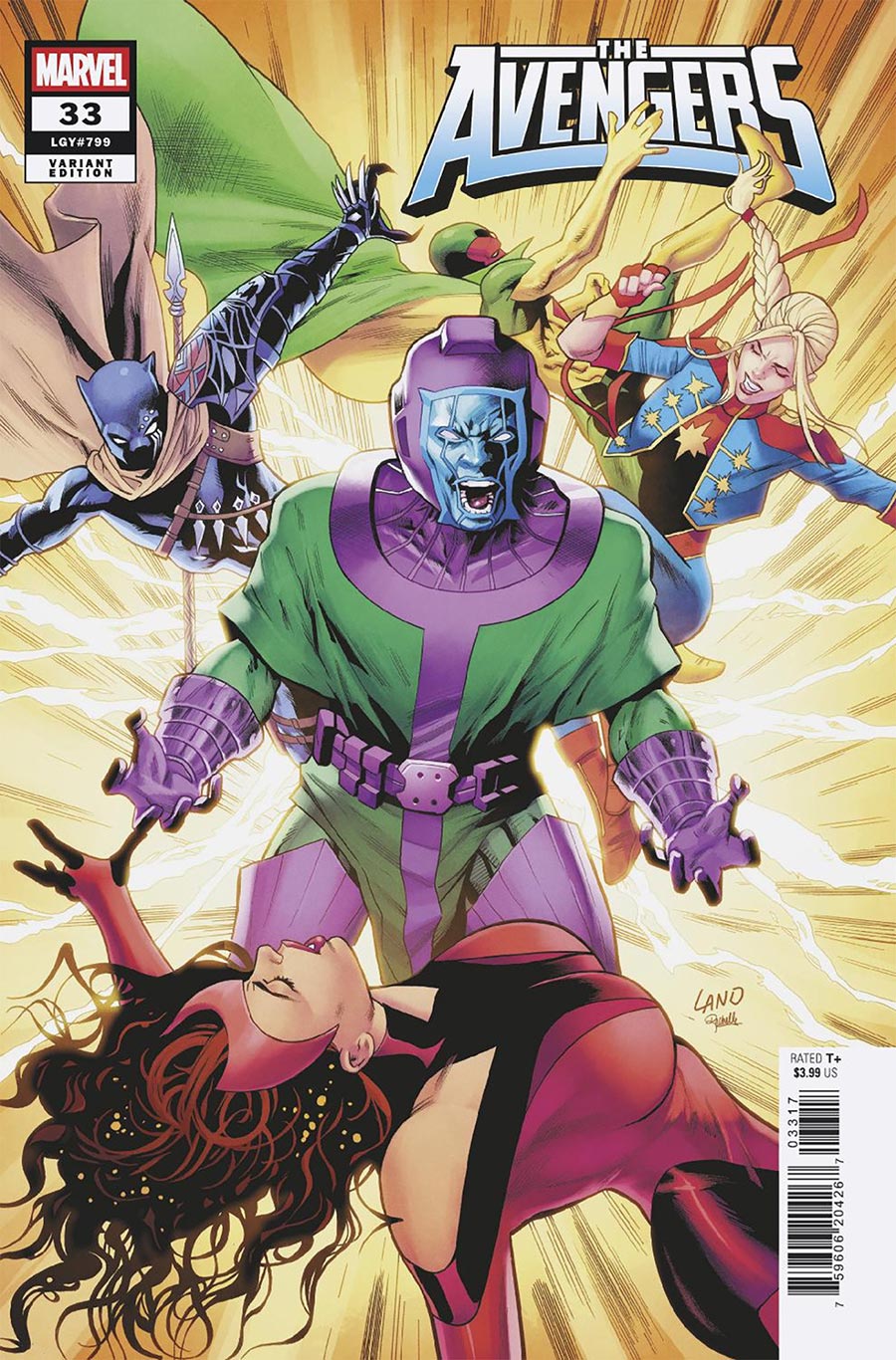 Avengers Vol 8 #33 Cover F Incentive Greg Land Variant Cover