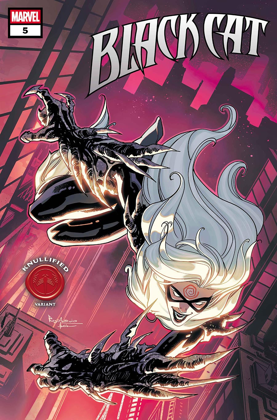 Black Cat Vol 3 #5 Cover B Variant Roge Antonio Knullified Cover