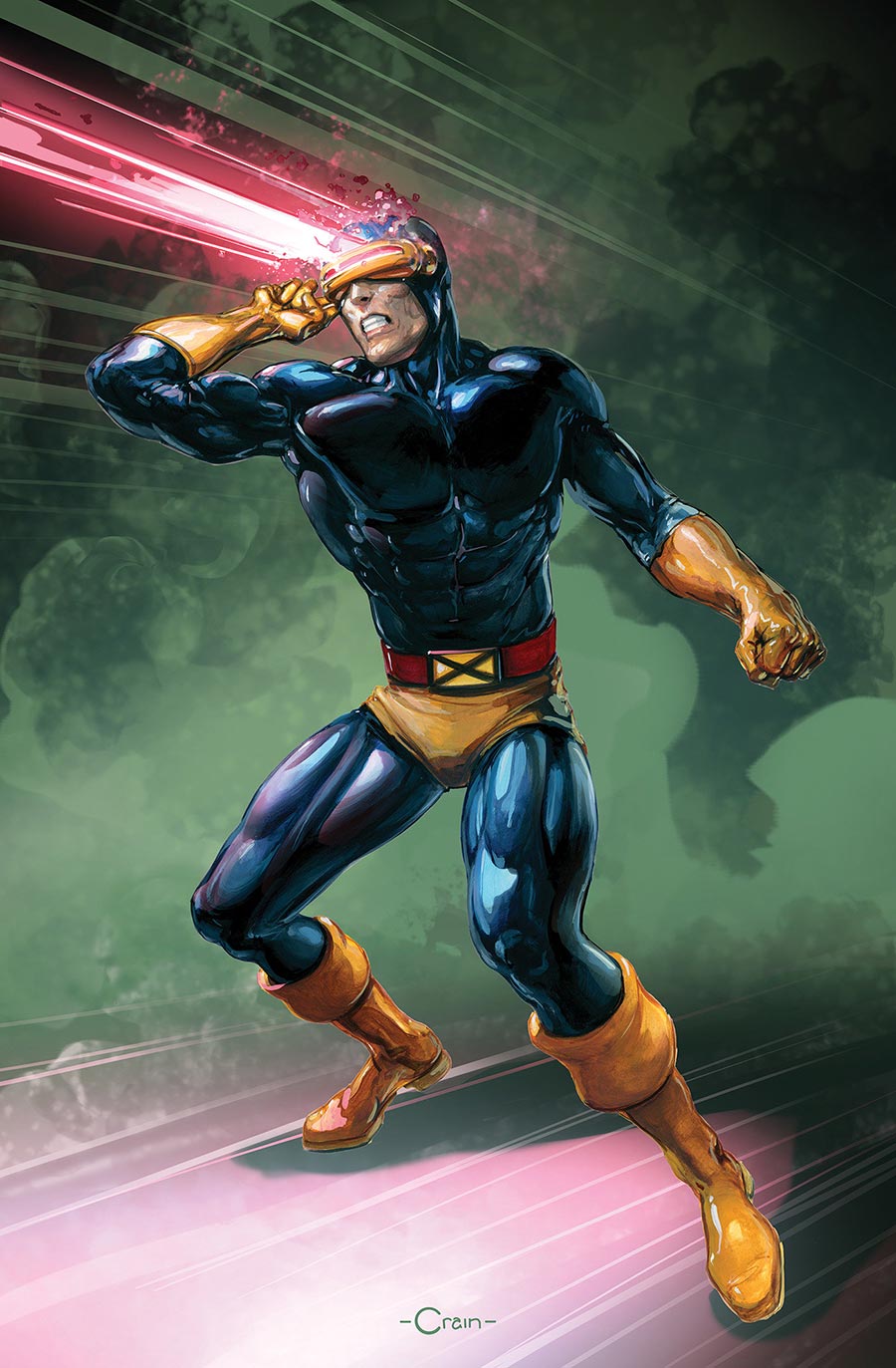Cyclops Vol 3 #1 Cover F Incentive Clayton Crain Virgin Cover (Shadows Of Tomorrow Tie-In)