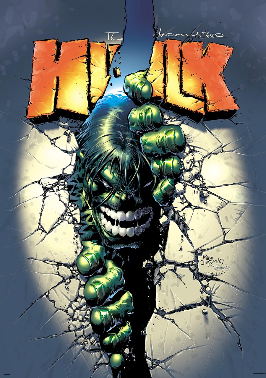 Incredible Hulk Return Of The Monster Omnibus HC Direct Market Mike Deodato Jr Variant Cover