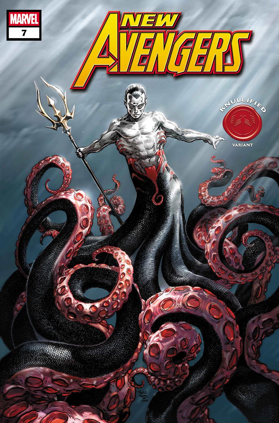 New Avengers Vol 5 #7 Cover B Variant Aaron Kuder Knullified Cover