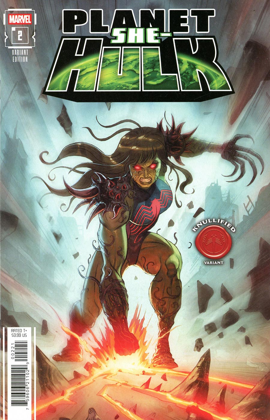 Planet She-Hulk #2 Cover B Variant Lelio Bonaccorso Knullified Cover