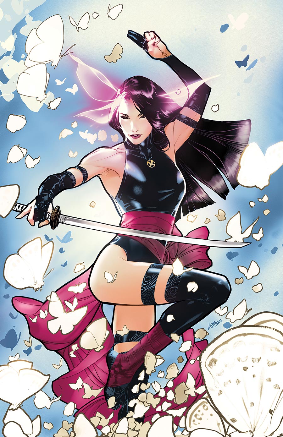 Psylocke Ninja #1 Cover I Incentive Pablo Villalobos Virgin Cover
