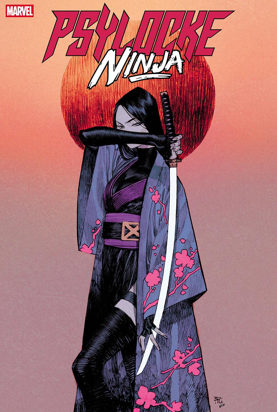Psylocke Ninja #1 Cover G Variant Dike Ruan Foil Cover