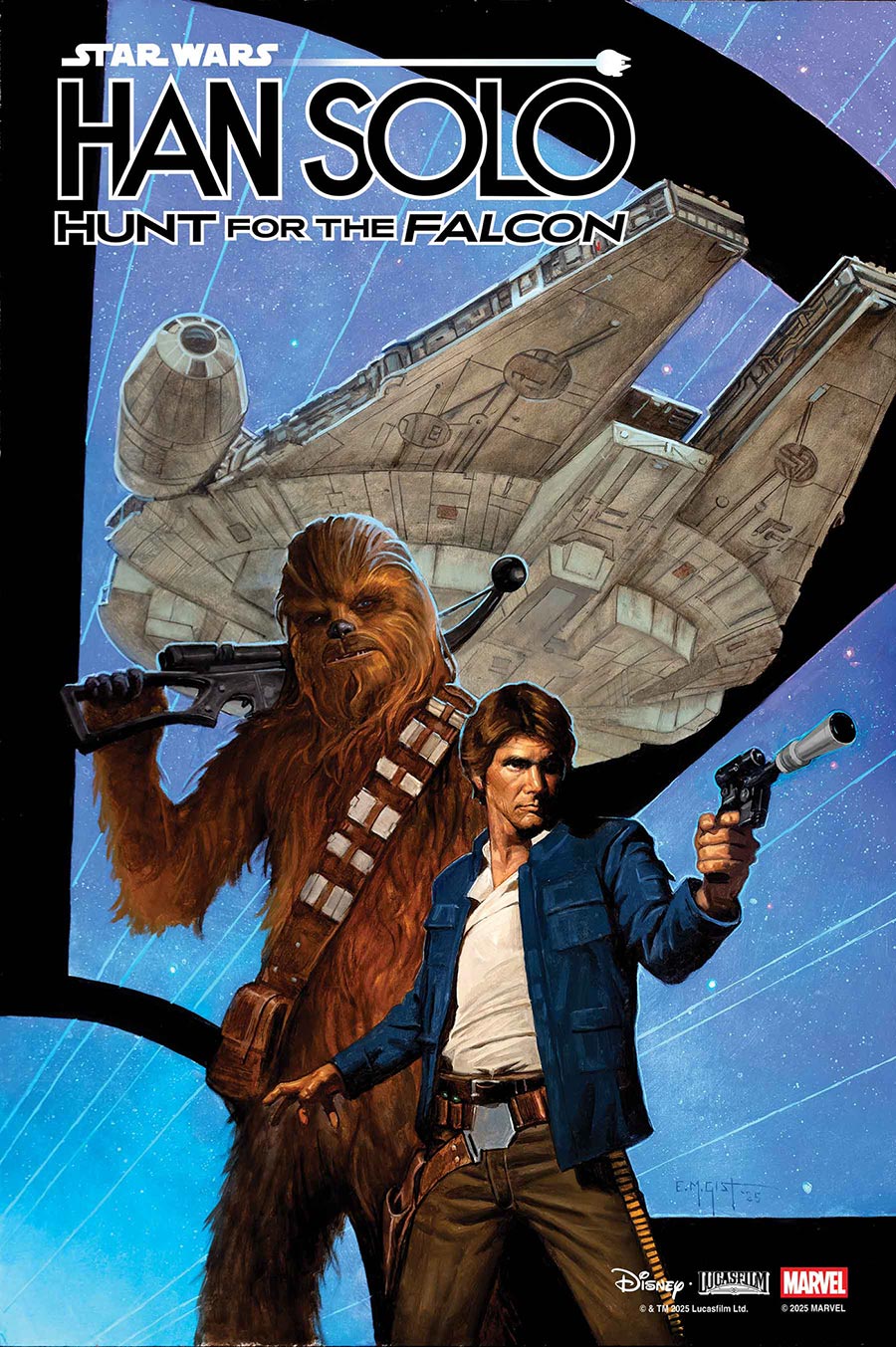 Star Wars Han Solo Hunt For The Falcon #4 Cover B Variant EM Gist Cover