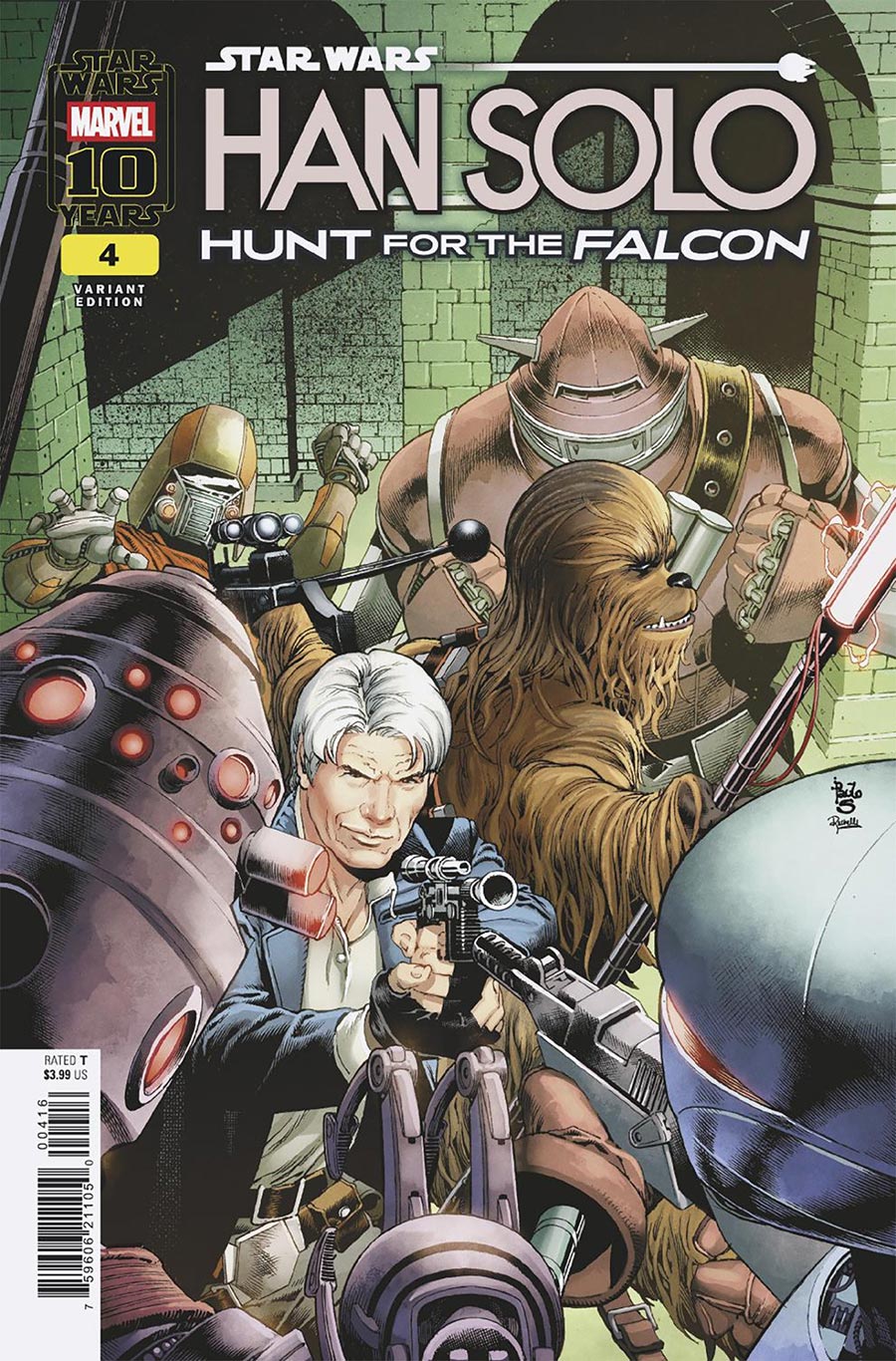 Star Wars Han Solo Hunt For The Falcon #4 Cover C Incentive Paulo Siqueira Variant Cover